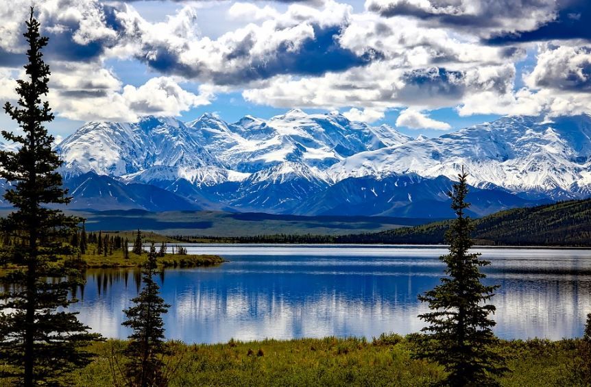 a landscape photograph of Denali National Park