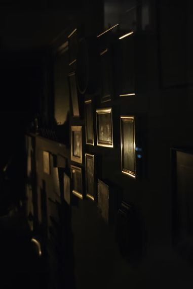 Picture showing multiple shots on a wall.