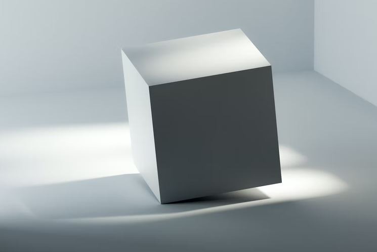 white interior of a light box
