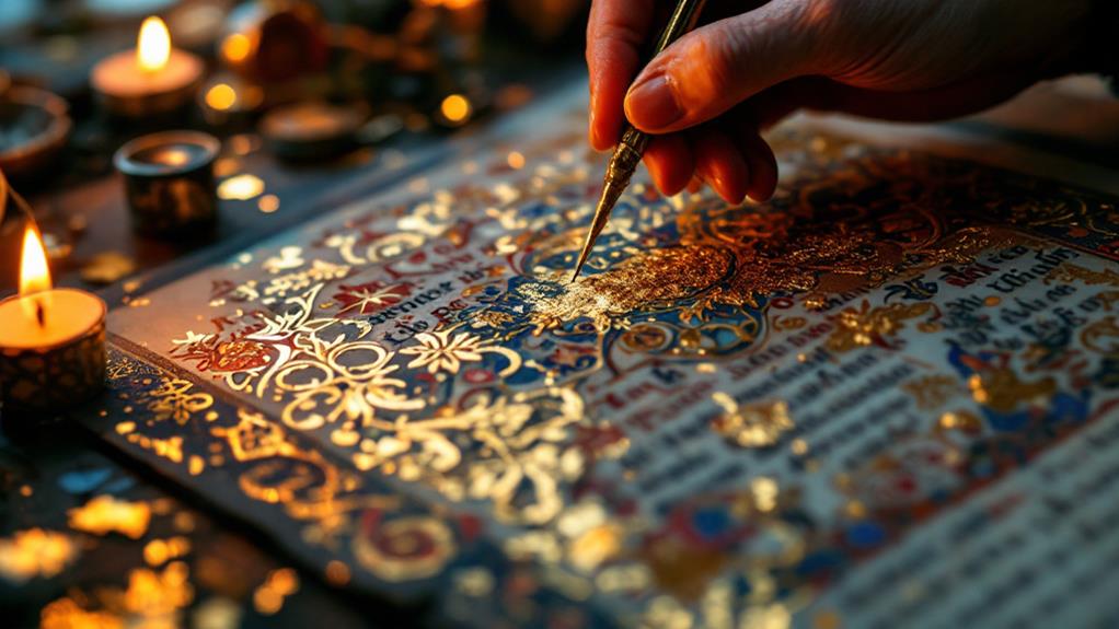 gold leaf application process