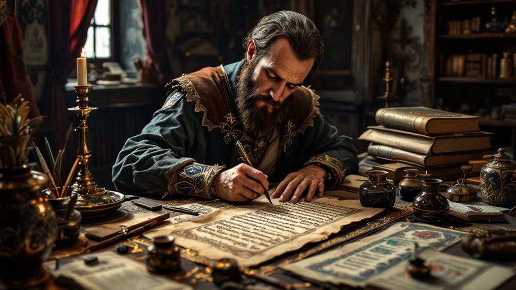 medieval script innovation style