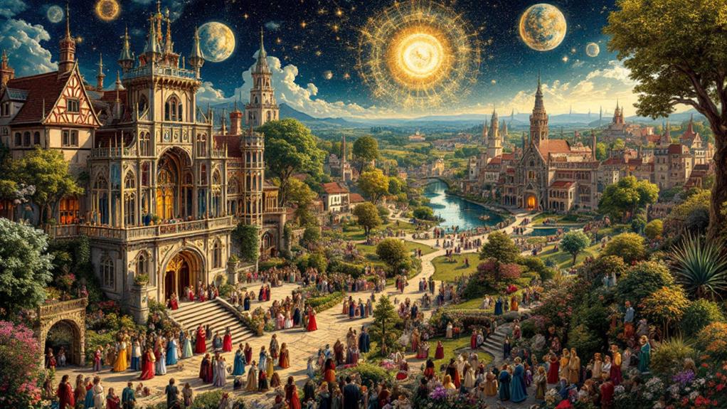 beautiful medieval illuminated manuscript