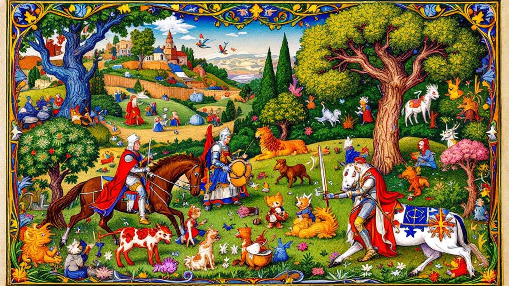 medieval illuminated manuscript artifact