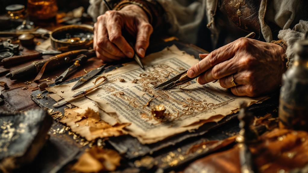 securing the booklets together