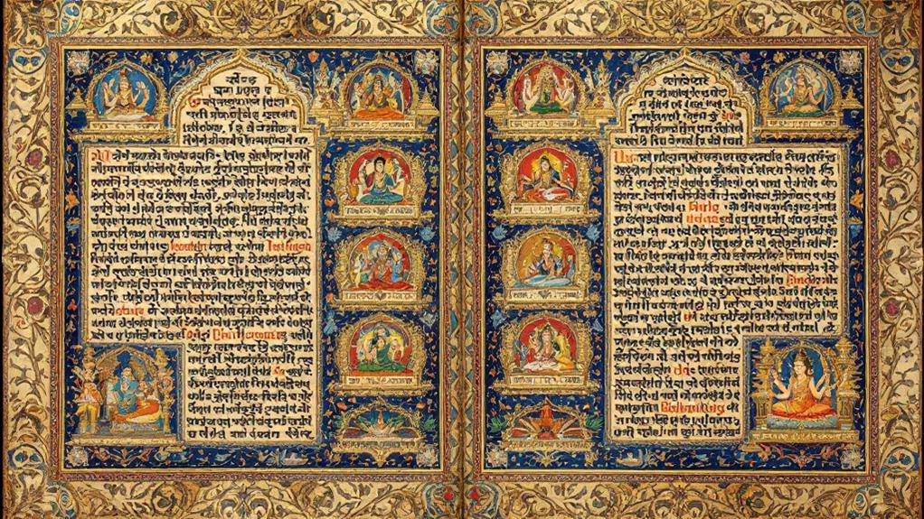 hindu manuscripts symbolic significance