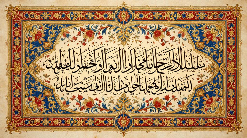 persian manuscript artistic beauty