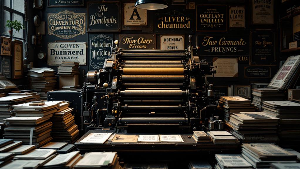 typography of industrial era