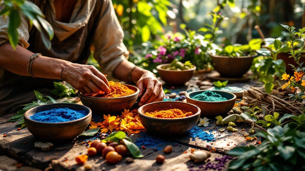 natural colorant derived plants