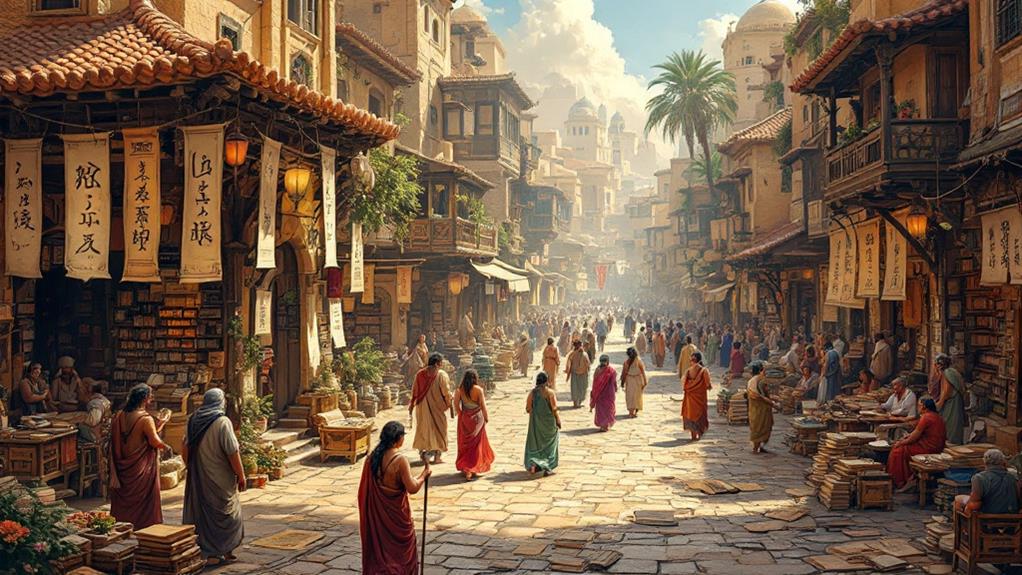 trade influences language development