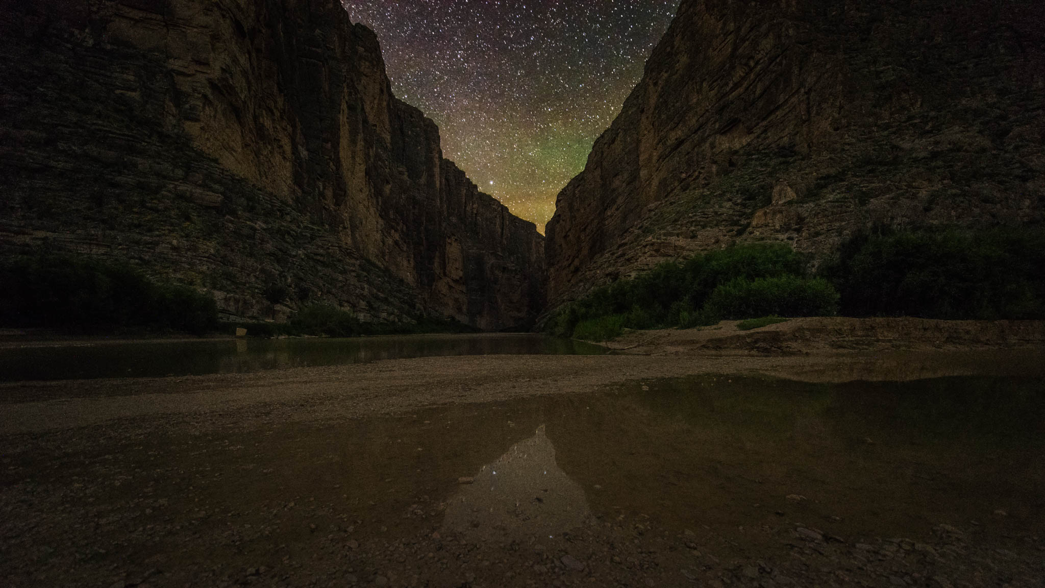 A nightscape from Big Bend National Park