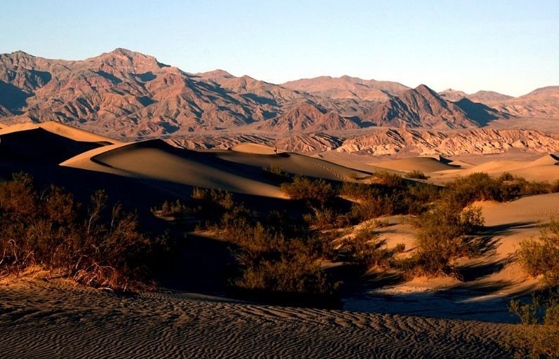 Sand dunes in Death Valley National Park